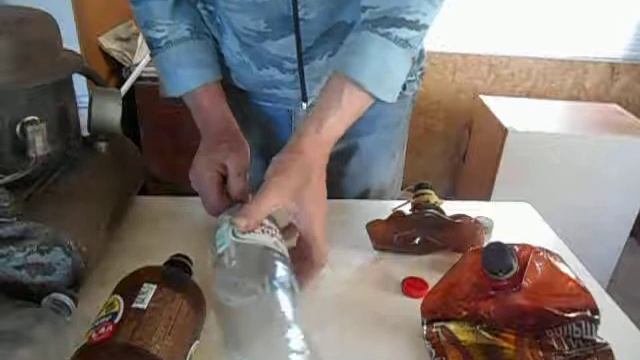 Закачка воздуха в пластиковые бутылки.Часть1. смотреть онлайн