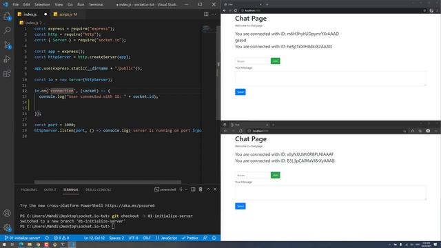 آموزش socket.io جلسه سوم смотреть онлайн