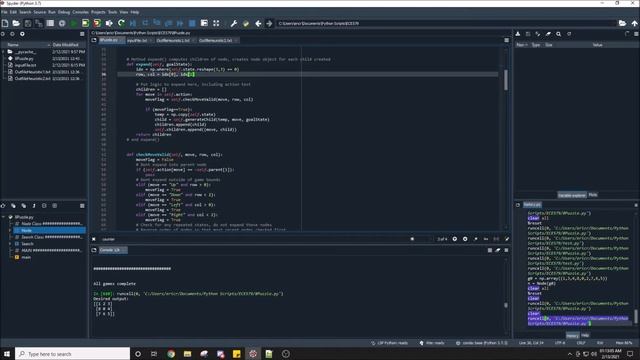 8 Puzzle Search Problem Code Walkthrough (Python) смотреть онлайн