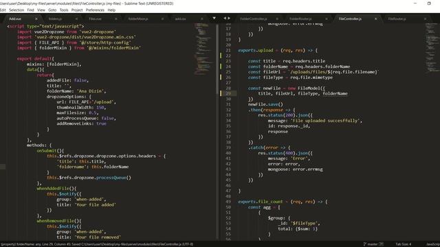 Klasör Seçme Express.js - MongoDB - Vue.JS İle Dosyalarım Projesi - 15 смотреть онлайн