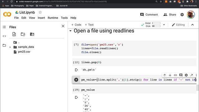 readlines and list смотреть онлайн