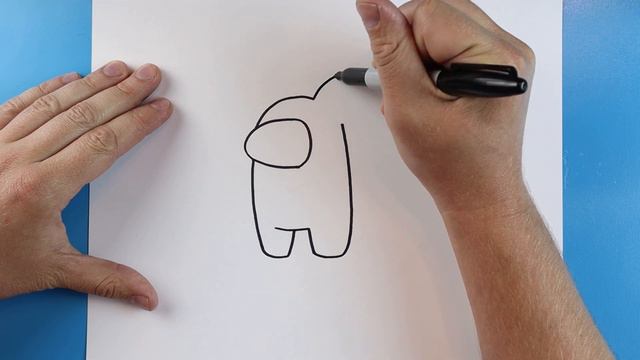 How to Draw My Cat MIAMI as an AMONG US CHARACTER!!! смотреть онлайн