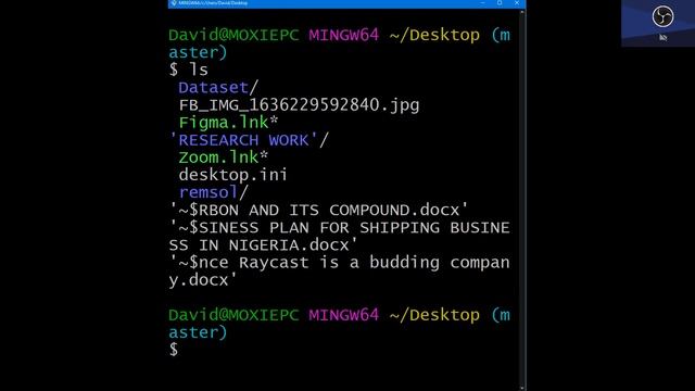 Basic Commandline Commands for NewBies using Git Bash Interface смотреть онлайн