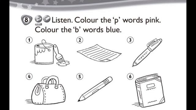 Kid's Box 1, Unit 2, AB, page 14, exercise 8 смотреть онлайн