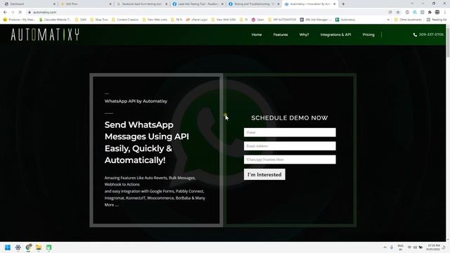 Send WhatsApp Message to Facebook Leads using integrately in Hindi смотреть онлайн