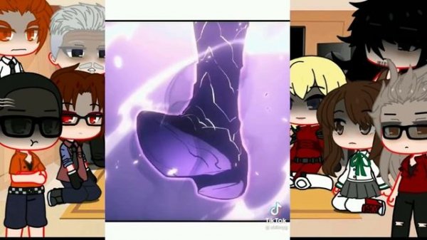 Past solo-leveling Reacts Sung Jin-Woo ~ SungCha Tiktok ? Random Gacha Life React Compilation #2