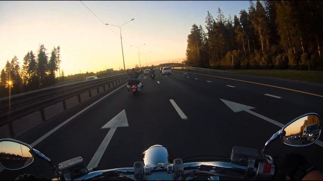 Вокруг Ладожского озера на ???  мотоциклах (день 1) #vtx1800 #roadking