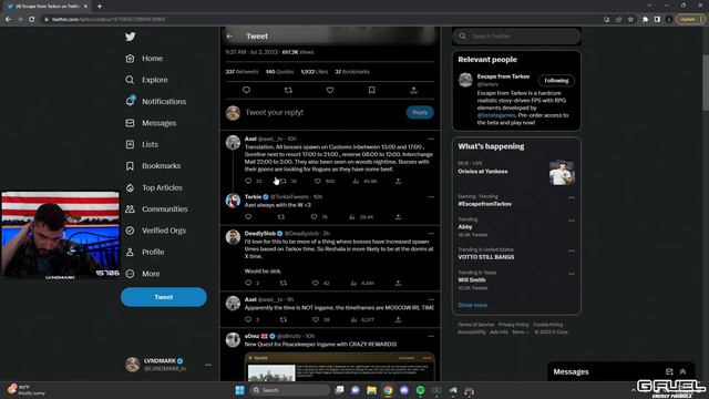 Escape from Tarkov. LVNDMARK stream July 3, 2023 смотреть онлайн