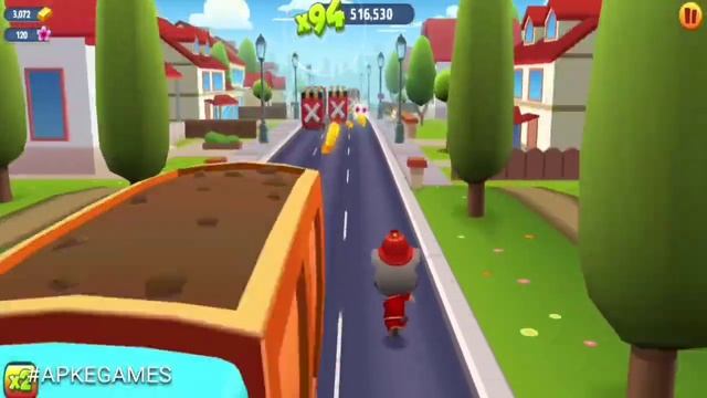 Talking Tom Gold Run FLOWER POWER event Fireman Tom vs Roy Raccoon Gameplay Android ios смотреть онлайн