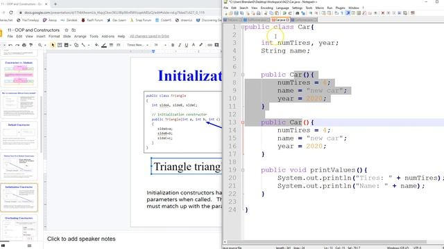 Java 11 - OOP Contructors and Overloading смотреть онлайн