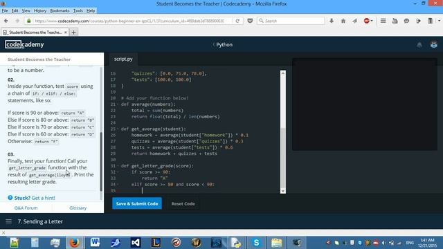 Python codecademy lesson #25: You're the teacher! (part 2/2) смотреть онлайн
