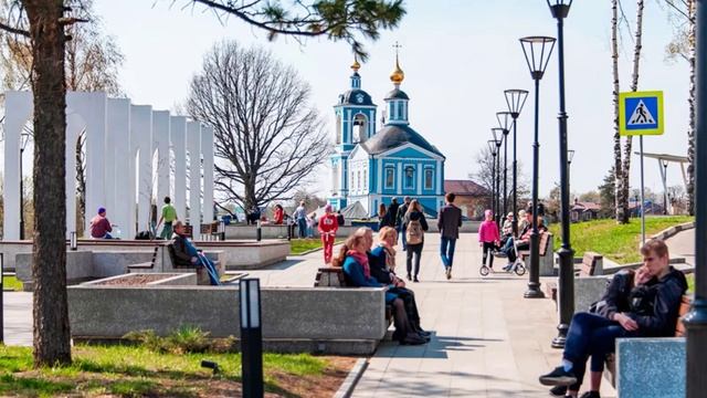 Сергиев Посад. Прогулка по городу и история основания. смотреть онлайн
