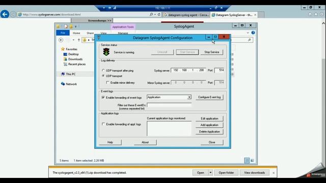 Rsyslog - How To Send Windows Event Logs to a Syslog Server and Loganalyzer using Syslog Agent смотреть онлайн