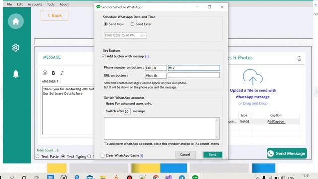 Bulk Whatso Sender With Button features Multi Device WA Sender Interactive Button 1 смотреть онлайн