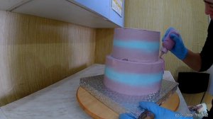 Как собрать 2х ярусный торт