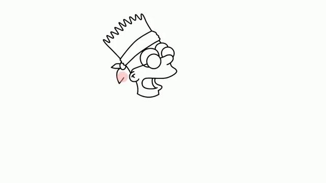How to draw cartoons - Bart Simpson | Как нарисовать Барта Симпсона смотреть онлайн