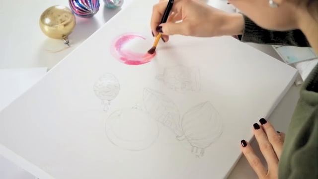 Обзор видео мастер-класса «Елочные игрушки» смотреть онлайн