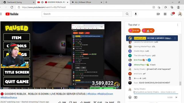 ? GOODBYE ROBLOX ROBLOX IS DOWN LIVE ROBLOX SERVER STATUS #Roblox #RobloxDown #RobloxStatus смотреть онлайн