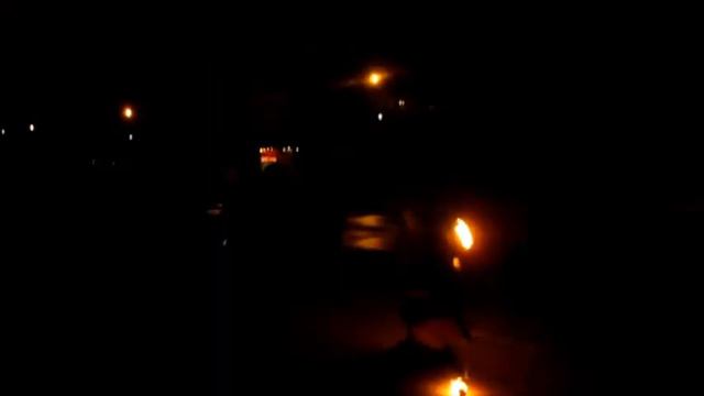 Файер-шоу под Rammstein Любительский клип девушки Оладушки из Краснодара смотреть онлайн