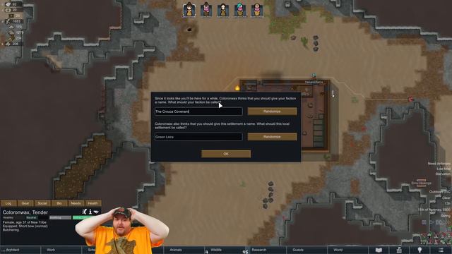 Rimworld Ideology 1.3 Randy Desert Tribal Part 3 - Terahdra Twitch Playthrough смотреть онлайн