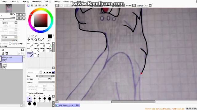 Как я рисую в Paint tyl sai. смотреть онлайн