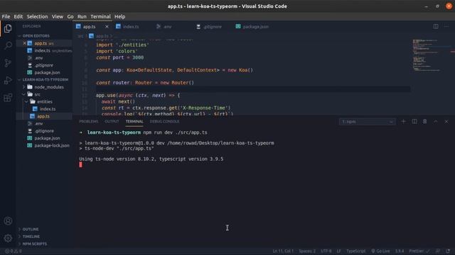 03 - (Arabic) DB Connection - restful API - Koa.js | TypeScript |TypeORM смотреть онлайн