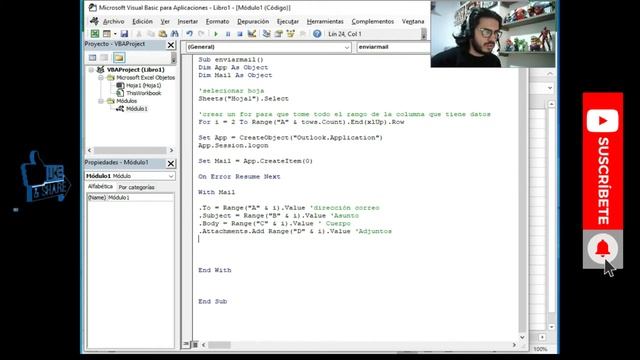 ENVÍO MASIVO DE CORREOS CON ADJUNTO | MACRO EXCEL VBA смотреть онлайн