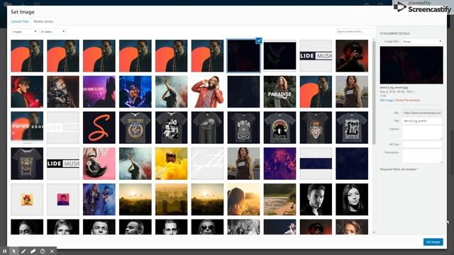 How to add a background image to page builder sections in Slide Music WordPress Theme смотреть онлайн
