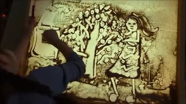 Песочная анимация "Нарисовать мечту" в Детском клубе Буракова смотреть онлайн