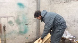 Делаем каркас теплой крыши в гараже. Строим гараж 1. Make a warm roof frame in the garage