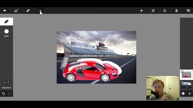 Create Youtube Thumbnails on Samsung DeX (Photoshop Touch APK) смотреть онлайн