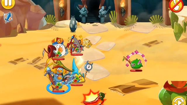Angry Birds Epic Cave 25 Stage 10 Boss Alpha Pig Completion смотреть онлайн