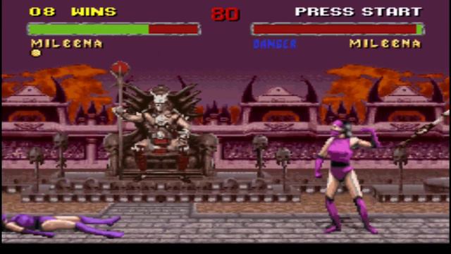 [Replay] Mortal Kombat II (SNES) - Mileena - Very Hard - No Continues смотреть онлайн