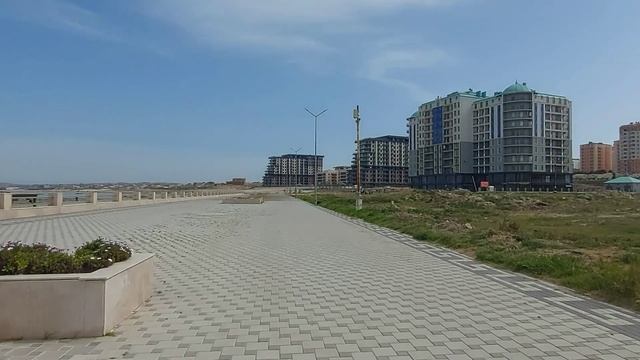 Sumgayıt 5th Micro Region, Сумгаитский бульвар, прогулялся по бульвару смотреть онлайн