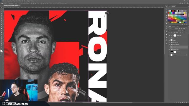 Cristiano Ronaldo için Futbolcu Poster Tasarımı Nasıl Yapılır? | Photoshop Dersleri смотреть онлайн