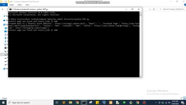 Lead Scraper - Python | Extract Emails & Social media links from websites смотреть онлайн