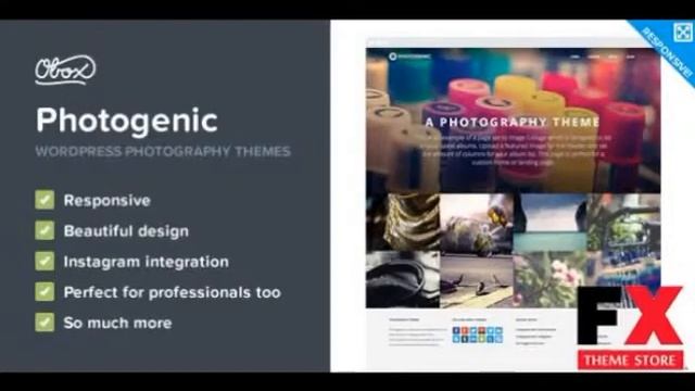 Preview Photogenic - WordPress Photography Theme TForest смотреть онлайн