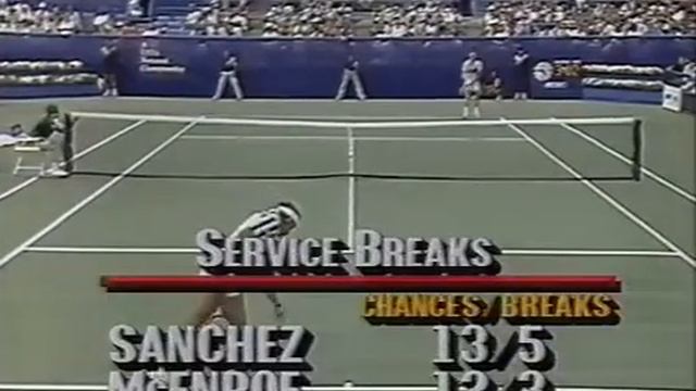 Sanches vs McEnroe 4º Round - US Open 1990 - 14/20 смотреть онлайн