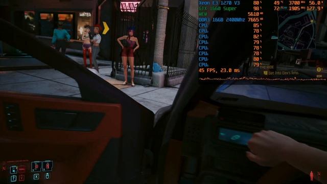 Cyberpunk 2077 - Xeon E3 1270 V3 + GTX 1660 Super смотреть онлайн