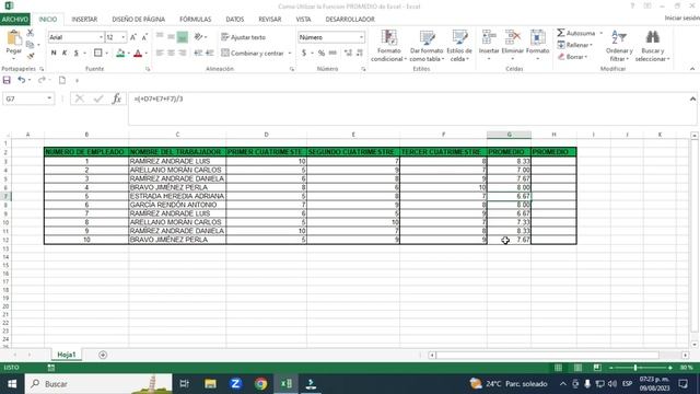 COMO USAR LA FUNCIÓN PROMEDIO 2023 смотреть онлайн