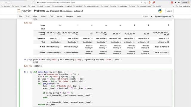 Advent of Code with Pandas - Day 11 смотреть онлайн