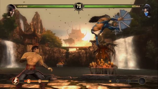 Mortal Kombat - Liu Kang meets Kitana | PS3 Gameplay смотреть онлайн