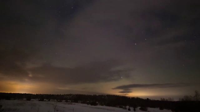 Северное сияние под Выборгом смотреть онлайн