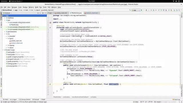 How to create a bottom sheet in Android studio смотреть онлайн