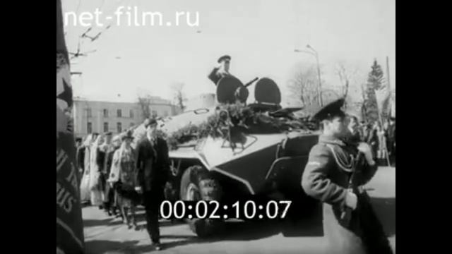 1981г. Таллин. Площадь освободителей. Баграмян И.Х. смотреть онлайн