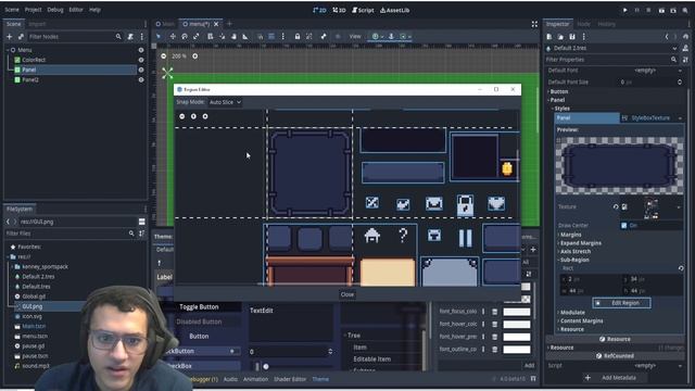 Custom Panels In less than 2 minutes Using Godot 4.0! смотреть онлайн