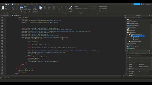 ROBLOX STUDIO | HOW TO MAKE A FLYING SCRIPT смотреть онлайн