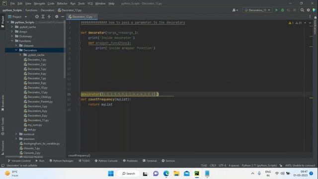 Day30 Memoization using Decorators in class and Decorators with parameters in Python смотреть онлайн