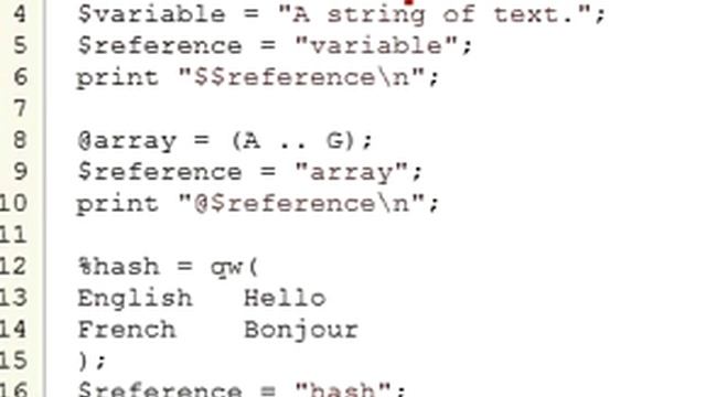 Perl Tutorial 78 - Symbolic References смотреть онлайн