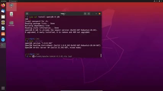 Let's install apache tomcat in linux (Ubunut). смотреть онлайн